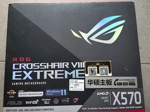 FedEx ASUS ROG Crosshair VIII EXTREME C8E AMD X570 AM4 supporto presa Ryzen 5000 - Foto 1 di 9