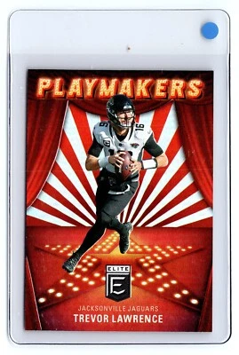 2022 Panini Donruss Elite Playmakers #PM-11 Trevor Lawrence Jacksonville Jaguars - Image 1 of 2