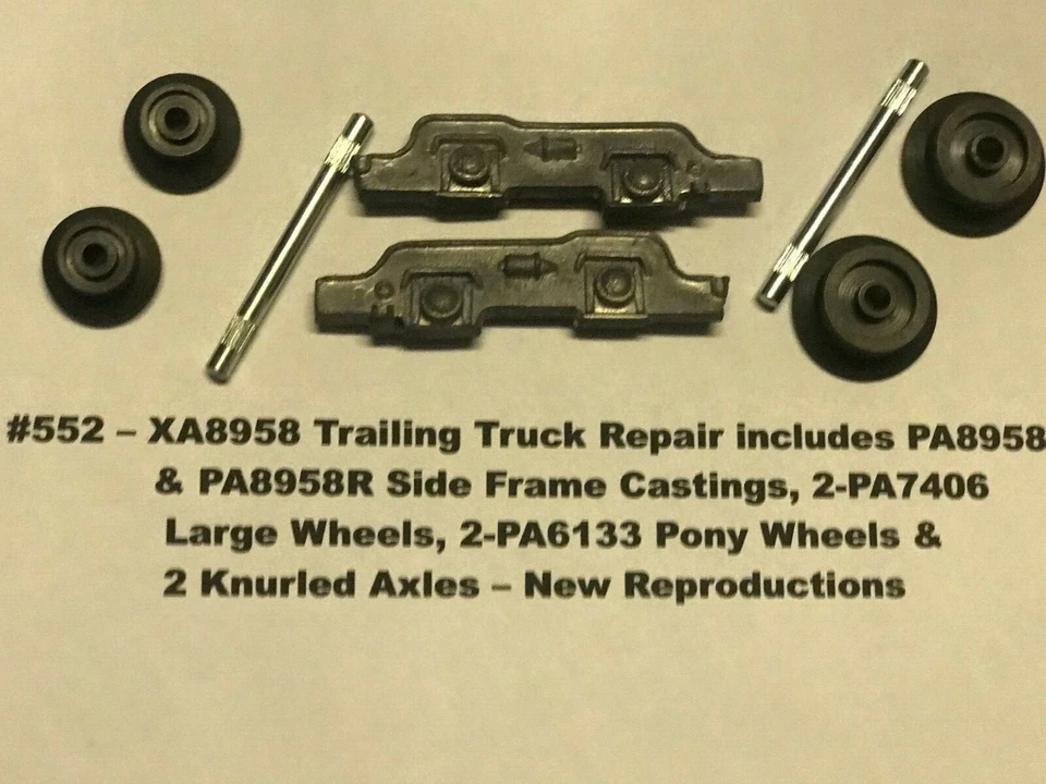 American Flyer 零件 - XA8958 拖车维修 #552 — 第 1/1 张图片