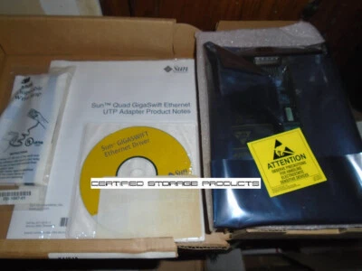 NEW SUN X4151A GigaSwift UTP PCI Network Adapter FRU 501-6762-03 595-7637-01 - Image 1 of 3