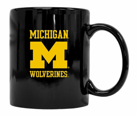 Michigan Wolverines Coffee Mug-NCAA Black Ceramic Mug Cover