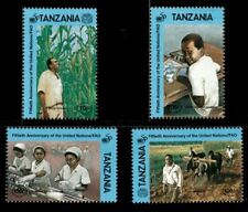 Tanzania 1995 - United Nations FAO, 50 Years - Set of 4v - Scott 1367-71 - MNH