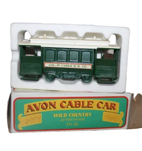 Avon Wild Country After Shave De Colección 4oz Botella Teleférico Tren Coleccionistas Regalo - Imagen 1 de 2
