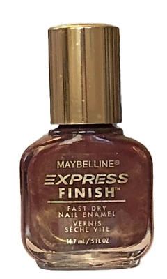 Maybelline Express Finish Fast Dry Nail Enamel Polish BRONZED BROWN - Image 1 of 2