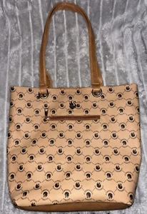 GLORIA VANDERBILT TOTE BAG/PURSE WITH WALLET/CLUTCH BEIGE/TAN - Picture 1 of 11