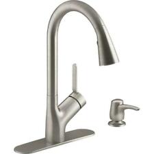 Kohler Setra Single-Handle K-R22898-SD-VS Pull-Down Kitchen Faucet - Vibrant Stainless