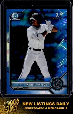 2022 Bowman Sapphire Edition #BCP-3 Kahlil Watson - Image 1 of 2
