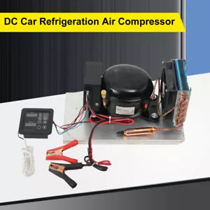 Compresor de aire de refrigeración para automóvil DC 12-24V + controlador de temperatura - Imagen 1 de 12