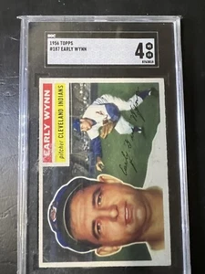 1956 Topps #187 Early Wynn SGC 4 - Indians - HOF - Picture 1 of 2