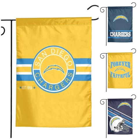San Diego Chargers 2 Sided Garden Flag Outdoor Window Banner Yard Flag12 x18 Cover