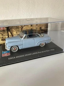 SIMCA ARONDE GRAND LARGE RUE DE LA PAIX 1956 ECHELLE 1/43 - Foto 1 di 1