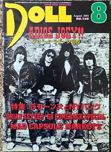DOLL Magazine AUG 2001 Ramones cover RARE - Picture 1 of 1
