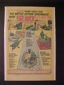 SELTENE SERGEANT ROCK ARMY MÄNNER ACTIONFIGUR SOLDAT SPIELZEUG DRUCK ANZEIGE VINTAGE ORIG 1983 - Bild 1 von 1