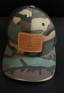 Columbia CAMO Gorra de Béisbol Sombrero PARA HOMBRES GRANDE XL VERDE Flex Elastizado Árbol Bandera NUEVO - Imagen 1 de 3