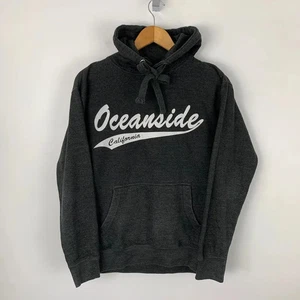 Oceanside California Hoodie Small Grey Hooded Sweatshirt USA Tourist Destination - Picture 1 of 12