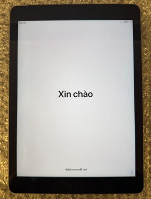 Apple iPad Air 9.7" 1st Gen A1475 Wifi Cellular Space Grey 16GB - Fully Working - Image 1 of 2