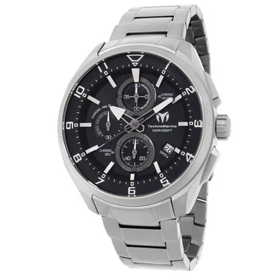 Technomarine OCEAN Chronograph Quartz Black Dial Men's Watch TM-318115 - Image 1 of 3
