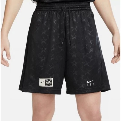 [DX3948-010] WOMENS NIKE DRI-FIT SWOOSH FLY 96 BBALL SHORTS - Image 1 of 4