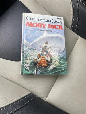 Vintage Moby Dick Great Illustrated Classics Hardcover Book By Herman Melville - Image 1 of 3