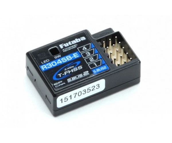 Futaba R304SBE 2,4 GHz T-FHSS 4-Kanal Telemetrie-Empfänger mit S.BUS2  - Bild 1 von 1