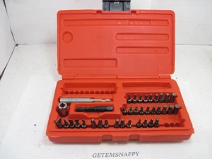Juego de brocas de destornillador de trinquete maestro magnético Snap On con estuche SDM400A NUEVO - Imagen 1 de 4