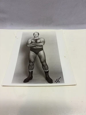 Foto promocional Dominic Domenic DeNucci 8x10 blanco y negro WWF lucha libre Foto 1 de 3