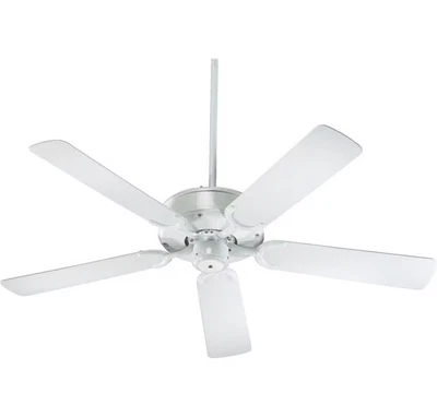 Quorum 146525-6 All-Weather Allure 52" 5-Blade Patio Fan in White - Image 1 of 2