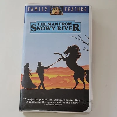 The Man From Snowy River (1982) VHS - 20th Century Fox Family Feature Clamshell - Image 1 of 4