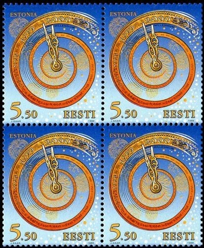 EST_183- 1999 Estonia Millennium BLOCK MNH - Image 1 of 1