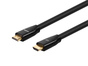 Monoprice zertifiziertes Premium High Speed HDMI Kabel 3 Fuß schwarz HDR, 18 Gbit/s, 28 AWG - Bild 1 von 6