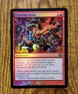 MTG ITALIAN FOIL Fatal Frenzy - Planar Chaos Magic the Gathering Card #98 - Picture 1 of 2