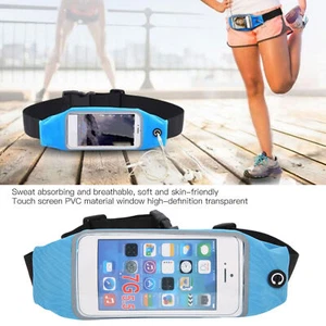 Waterproof Touch Screen Phone Waist Bag Sports Running Waist Bag Phone Antitheft - Zdjęcie 1 z 21