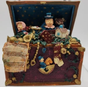 Caja del tesoro musical de Navidad colección Windsor juegos de cuerda Toyland - Imagen 1 de 5
