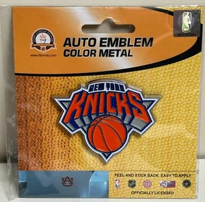 New York Knicks Fanmats 3D Metal Color Auto Emblem Car Truck Brand New NOS - Picture 1 of 1