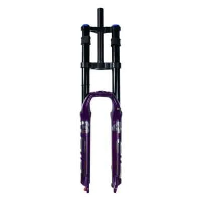 160mm Travel 26 27.5 29" MTB Bike Forks Double Shoulder Front Fork Straight Tube - Image 1 of 4