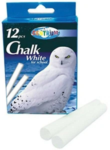 Weiße Kreidesticks Tafel Schreiben Kunst & Handwerk Zeichnen für Schule Büro Club - Bild 1 von 6