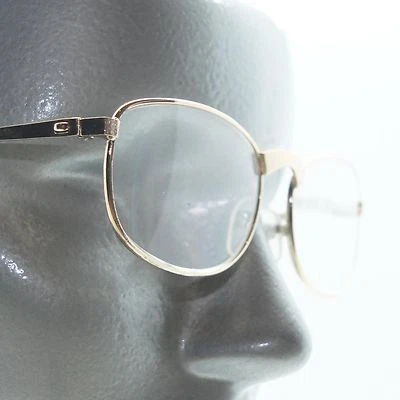 Gafas de lectura Petite Ovaladas Cinta Puente Marco de Metal Dorado + Lente 2,50 Foto 1 de 4