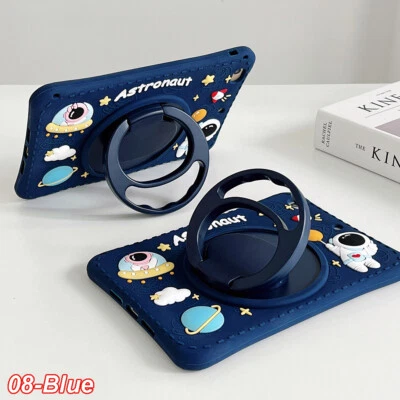 Funda con soporte de dibujos animados para niños para iPad 11ª/10ª/9ª/8ª/7ª/6ª/5ª generación A16 Pro Foto 1 de 4