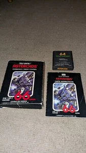 1981 Asteroids Atari 2600 VCS Sears Tele-Games CIB Complete In Box Tested - Picture 1 of 2
