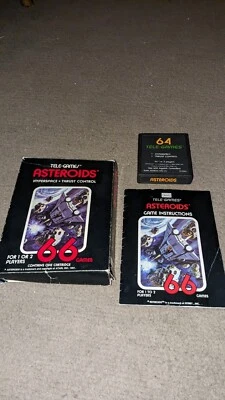 1981 Asteroids Atari 2600 VCS Sears Tele-Games CIB Complete In Box Tested - Image 1 of 2
