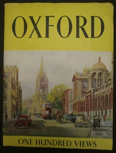 "Oxford - One Hundred Views" Vintage Tourist Book - Alfred Savage Ltd. - Imagen 1 de 9