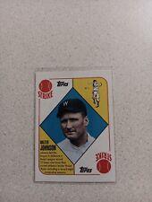 2010 Topps Update VLC-50 Walter Johnson   Washington Senators  Baseball Card