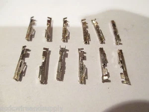 (12) X AMP CONTACT, CRIMP, SOCKET, 22-18AWG, Part # 1318107-1 TE CONNECTIVITY - Picture 1 of 1