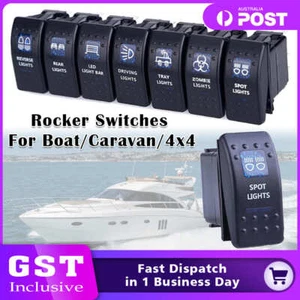 Rocker Switch 23 Styles Blue fit ARB Carling style LED Car Boat 12v Spot Light - Picture 1 of 27