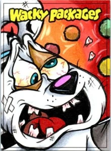 2024 WACKY PACKAGES ARTIST SKETCH CARD RABBIT CHARACTER by CESAR LOPEZ 4072 - Picture 1 of 2