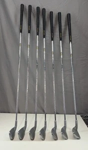 DUNLOP DMT OVERSIZED INCOMPLETE IRON SET 3,4,5,6,8,9,PW POWERPOINT STEEL SHAFT - Picture 1 of 15