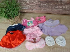 BABW Build a Bear Girl Clothes 2 Pair Shoes  8 Pc Lot - Hawaii, Ballerina - Picture 1 of 7