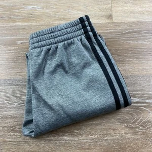 ADIDAS Stretch Tie Waist Gray Activewear Jogger Sweatpants Boy's Size Medium - Picture 1 of 11
