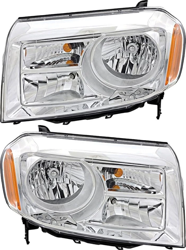 Par de faros y bombillas izquierda derecha para Honda Pilot 2012 2013 2014 2015 Foto 1 de 2
