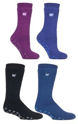 Meias chinelo térmicas antiderrapantes quentes grossas 3,1 TOG IOMI Heat Holders para Raynauds - Imagem 1 de 3